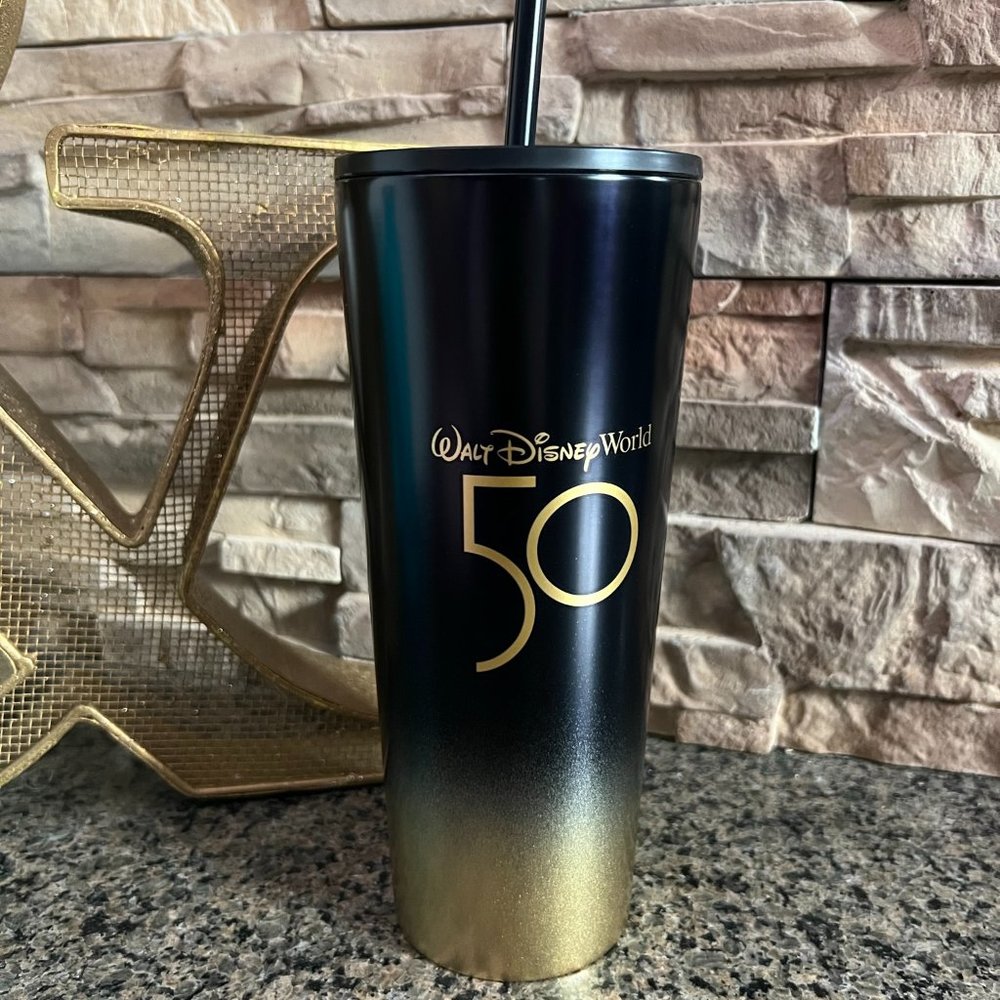 NIB Disney 50th Anniversary 24oz Starbucks Tumbler